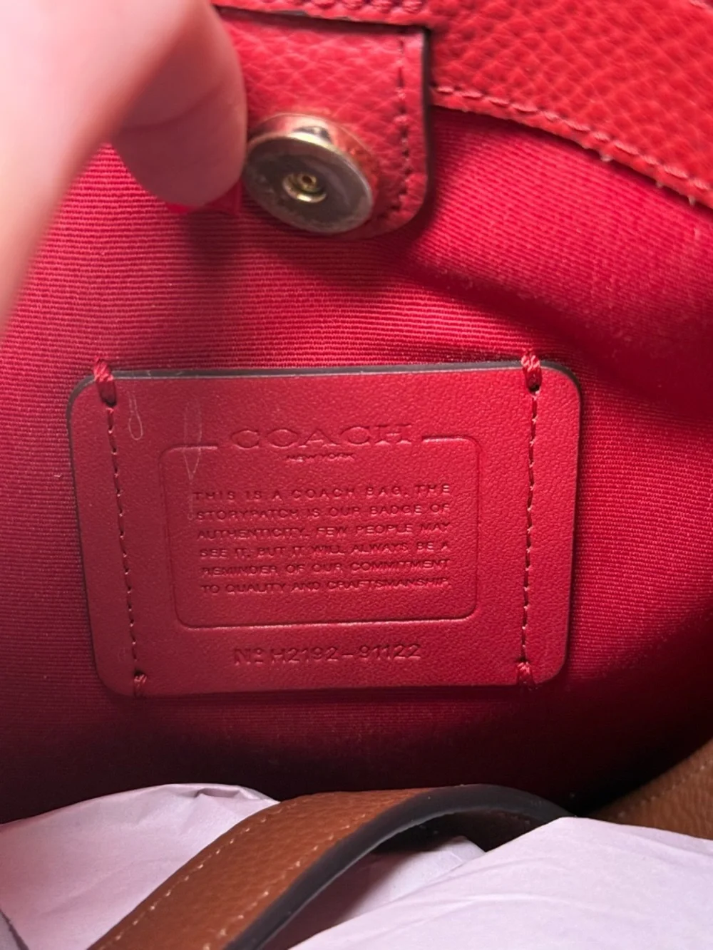 Coach Town Bucket Bag - Picture 12 of 14